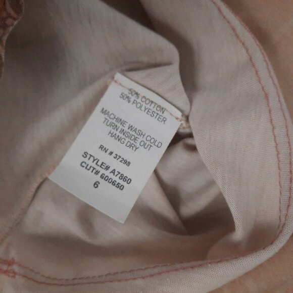 Little Mass Girls Outfit 6 Brown Corduroy Flare Pants & Top Y2K Boho - Picture 14 of 16